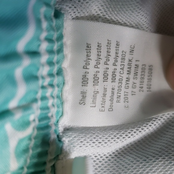 Gymboree Shark Toddler Bow Swim Trunks Shorts, Sz 4T - Picture 6 of 6